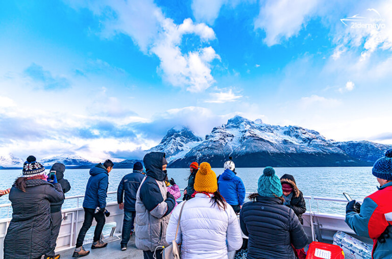 Glaciar Serrano desde el mirador, Parque Nacional Bernardo O'Higgins